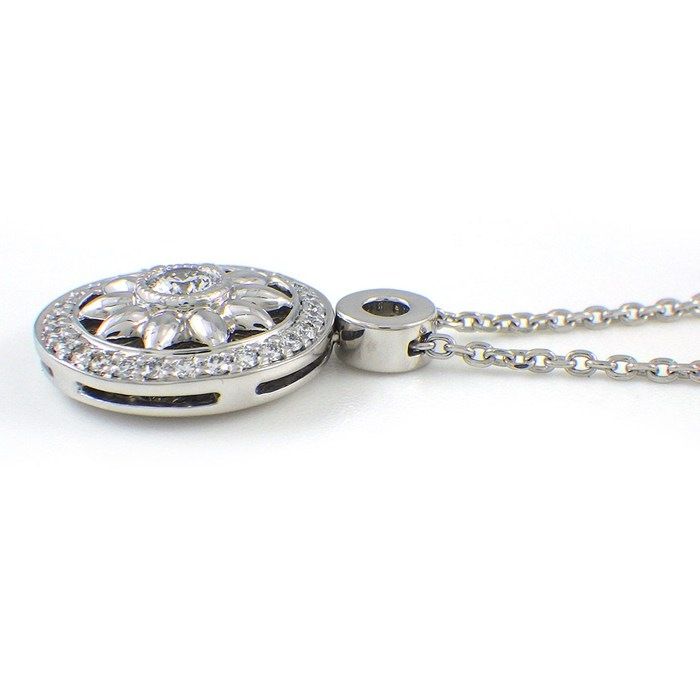 Harry Winston Necklace Gate Collection Rosette Circle Diamond — view 3