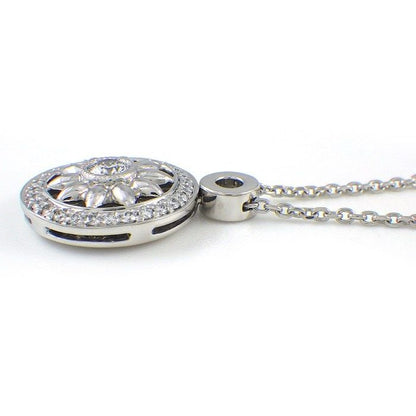 Harry Winston Necklace Gate Collection Rosette Circle Diamond — view 3