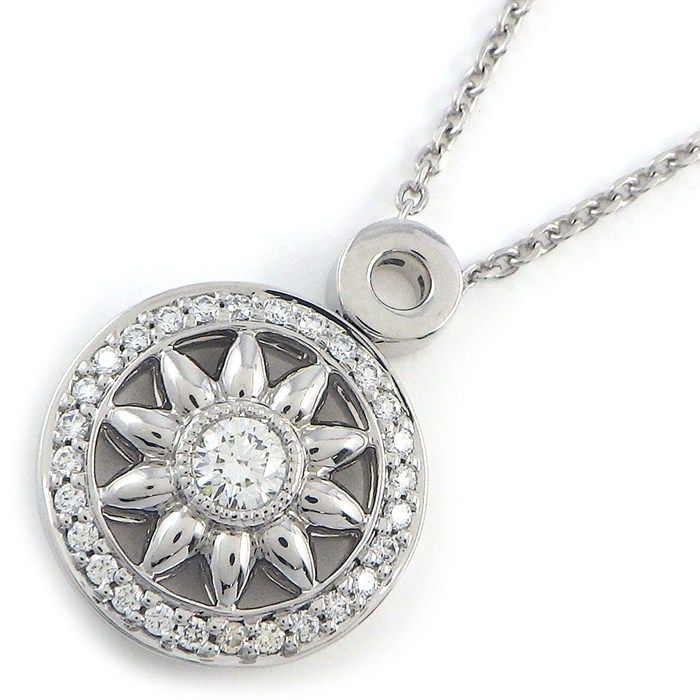 Harry Winston Necklace Gate Collection Rosette Circle Diamond