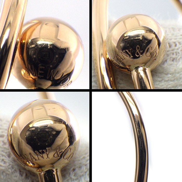 Tiffany & Co Bangle Ball 18k Pink Gold Bracelet — view 6