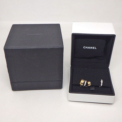 Chanel Earrings Coco Crush Asymmetric 2-Way 22 Points Diamond Total 18k Yellow — view 6