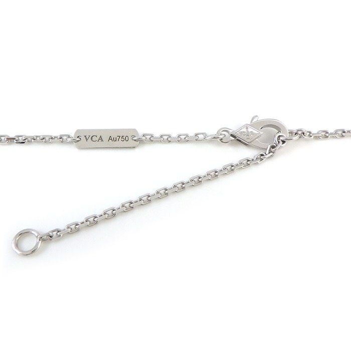 Van Cleef & Arpels Necklace Papillon Butterfly Pave 36 Points Diamond Total 18k — view 4