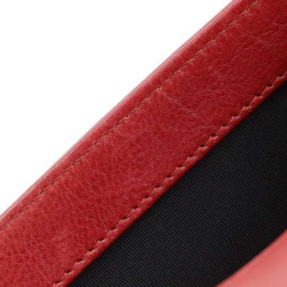 Chanel Quilted Leather Red Shoulder Bag — view 8
