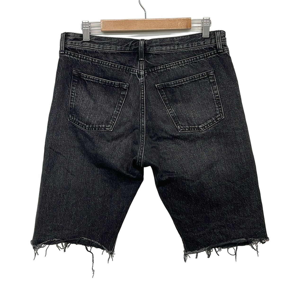 Saint Laurent Paris Jeans 30 Black Half Distressed — view 2