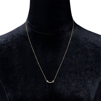 Tiffany & Co T Smile Mini Necklace — view 4