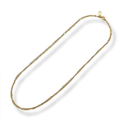 Cartier Forsa Three Color Triple Chain Necklace