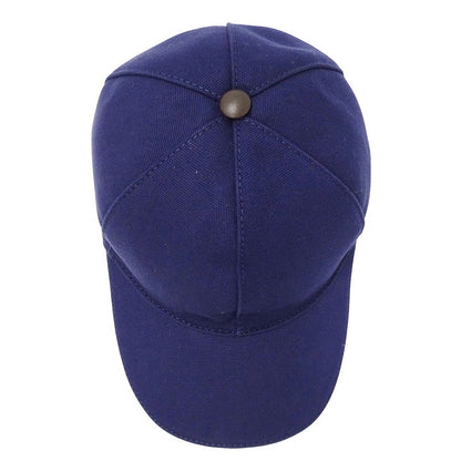 Gucci Cap Interlocking Cotton Navy 57 cm Baseball Cap Simple Logo Hat — view 5