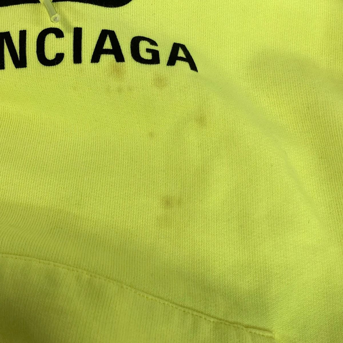 Balenciaga Hoodie XS Yellow Long Sleeve — view 6