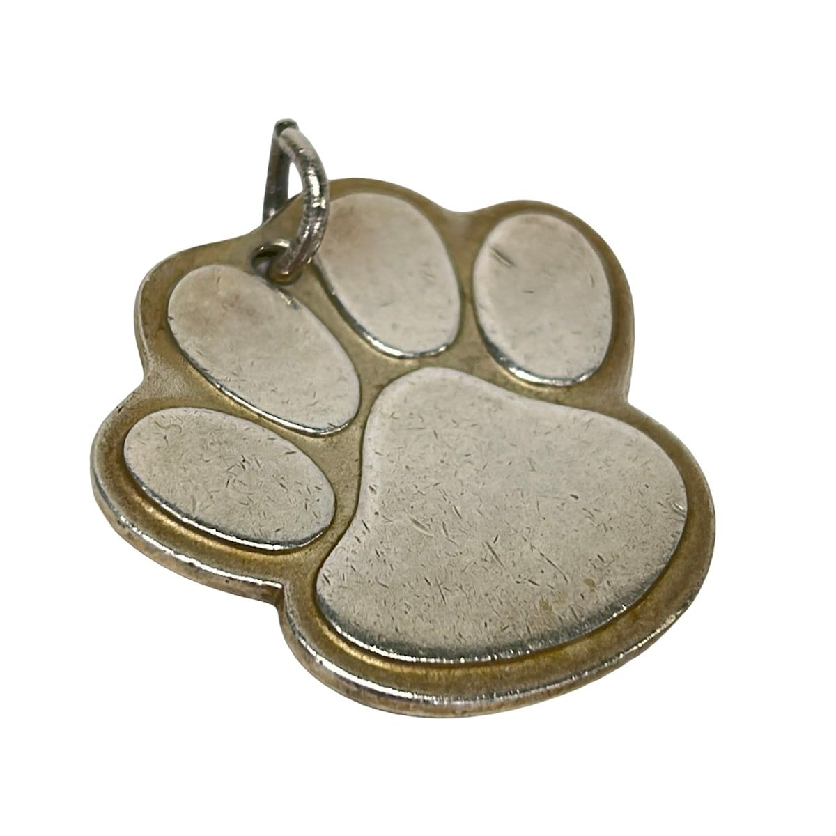 Tiffany & Co Pendant Top Silver Dog Footprint Motif — view 3