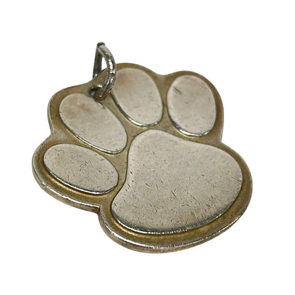 Tiffany & Co Pendant Top Silver Dog Footprint Motif — view 3
