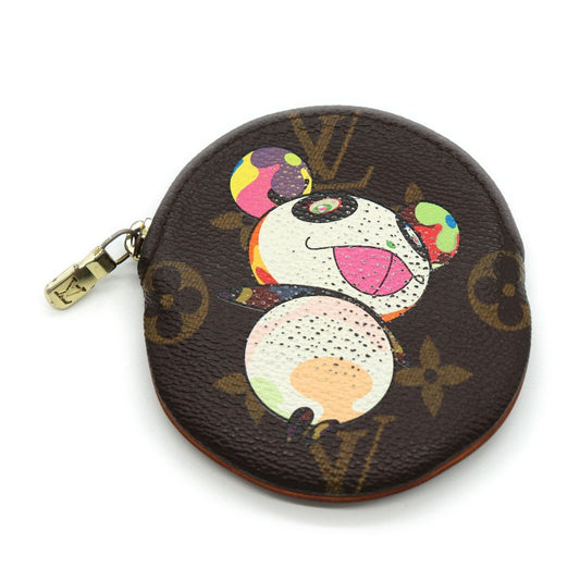 Louis Vuitton Porte-Monnaie Ron Coin Case Petit Panda Takashi Murakami Super