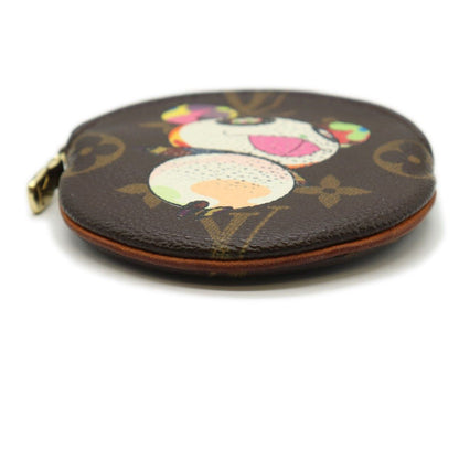 Louis Vuitton Porte-Monnaie Ron Coin Case Petit Panda Takashi Murakami Super — view 5
