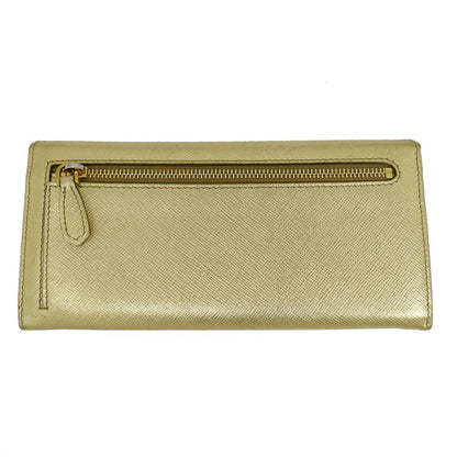 Prada Wallet Saffiano Metal Gold Adult — view 2