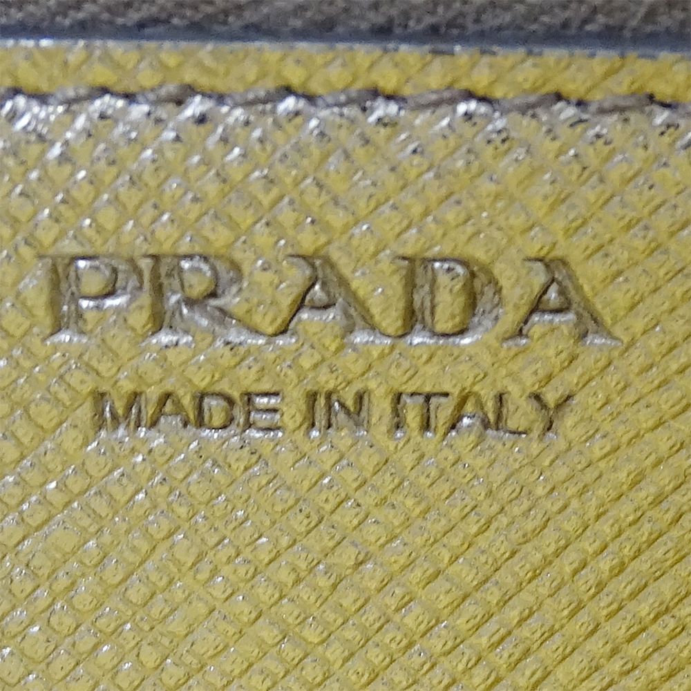 Prada Wallet Saffiano Metal Gold Adult — view 6
