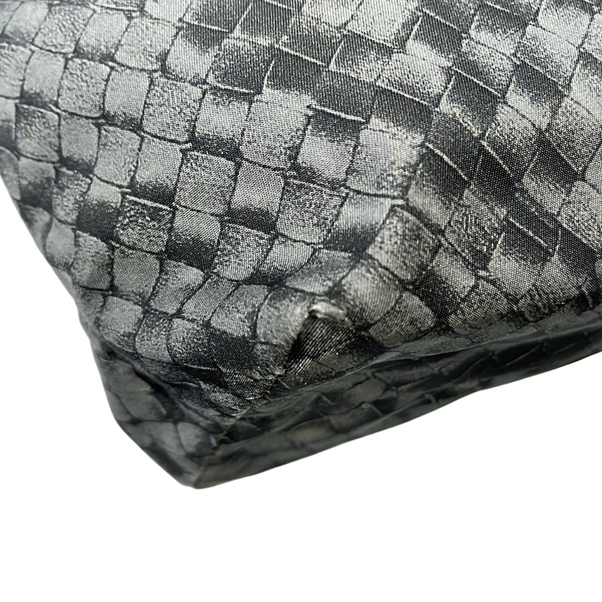 Bottega Veneta Tote Intreccio Illusion Dark Gray Black Leather — view 6