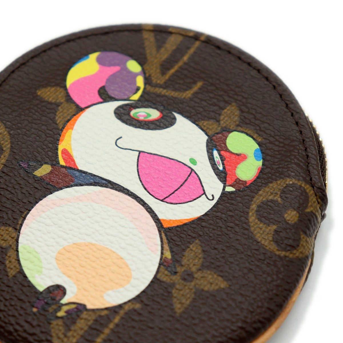 Louis Vuitton Porte-Monnaie Ron Coin Case Petit Panda Takashi Murakami Super — view 4