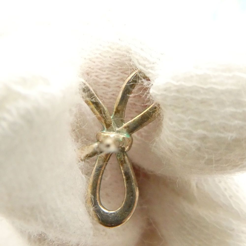 Tiffany & Co Earrings 925 Ribbon Bow Motif — view 7