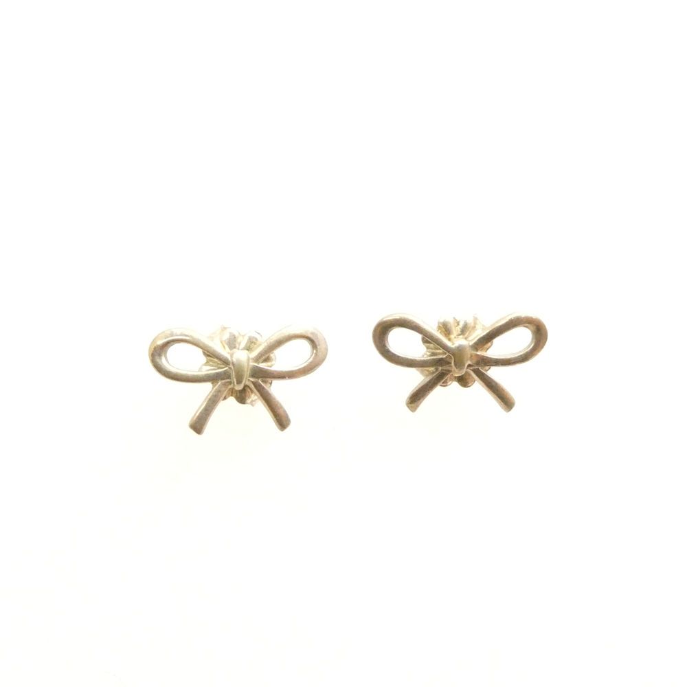 Tiffany & Co Earrings 925 Ribbon Bow Motif — view 2