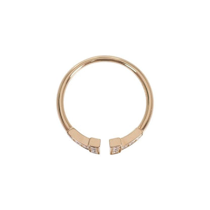 Tiffany & Co T Wire Ring 18k Gold Diamond — view 6