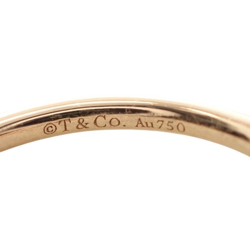 Tiffany & Co T Wire Ring 18k Gold Diamond — view 9