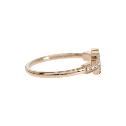 Tiffany & Co T Wire Ring 18k Gold Diamond — view 4