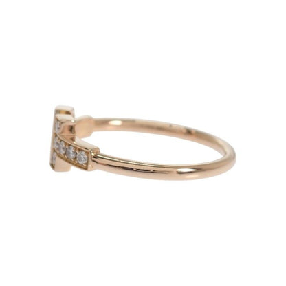 Tiffany & Co T Wire Ring 18k Gold Diamond — view 3