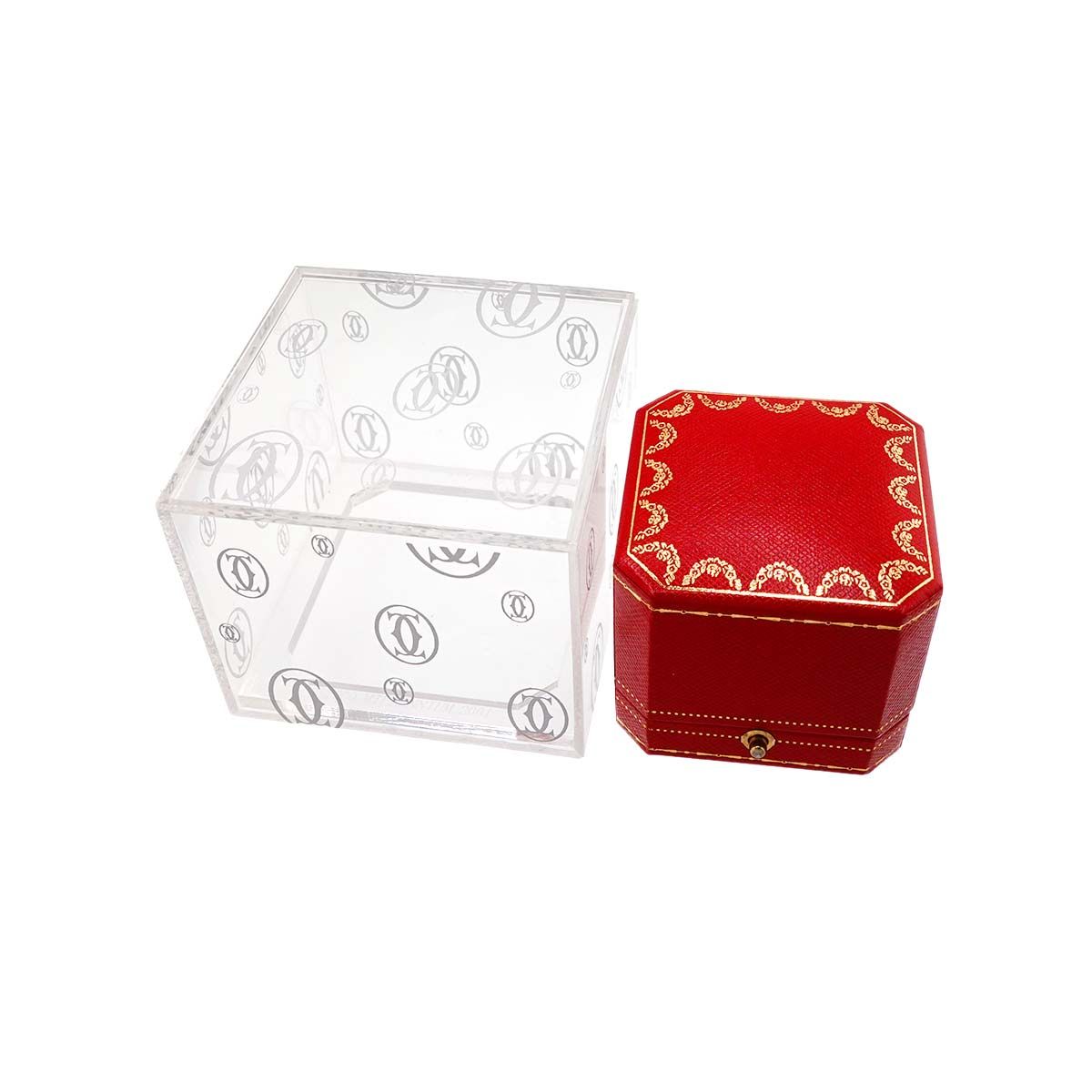 Cartier C2 51 Ring 18k WG White Gold 750 2C Christmas Limited Certificate — view 9