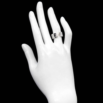 Cartier C2 51 Ring 18k WG White Gold 750 2C Christmas Limited Certificate — view 7