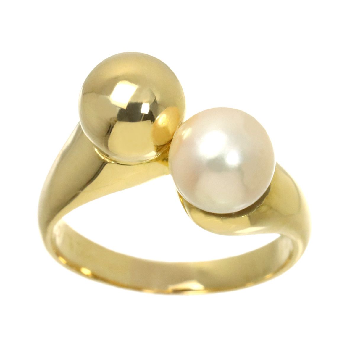 Dior Ring Akoya Pearl mm 18k YG Yellow Gold — view 2
