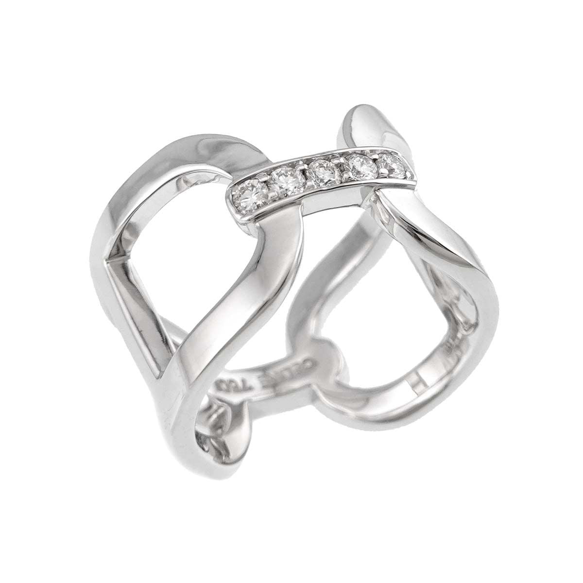 Celine Ring Diamond 18k WG White Gold — view 5