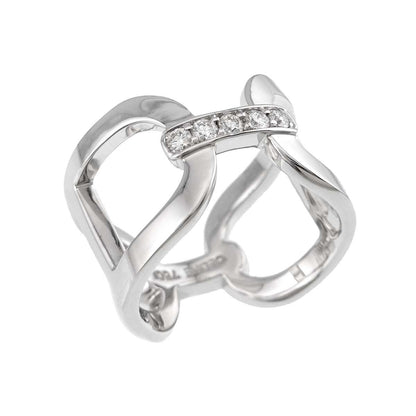 Celine Ring Diamond 18k WG White Gold — view 5