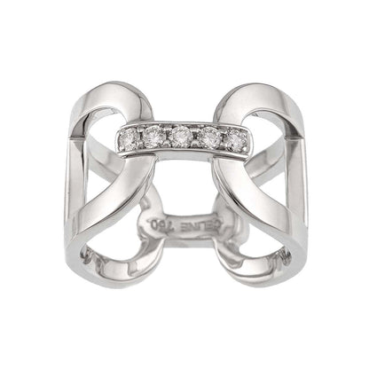 Celine Ring Diamond 18k WG White Gold — view 2
