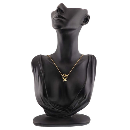 Tiffany & Co Loving Heart Necklace 47 cm 18k YG Yellow Gold — view 7