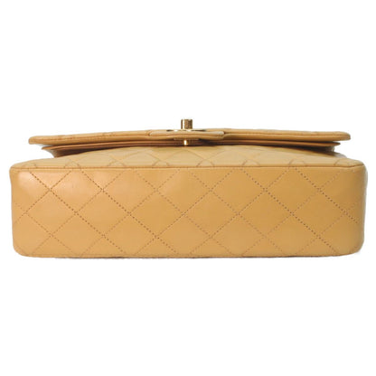 Chanel Beige Lamb Gold Quilted 25 Shoulder Bag — view 5