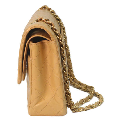 Chanel Beige Lamb Gold Quilted 25 Shoulder Bag — view 2