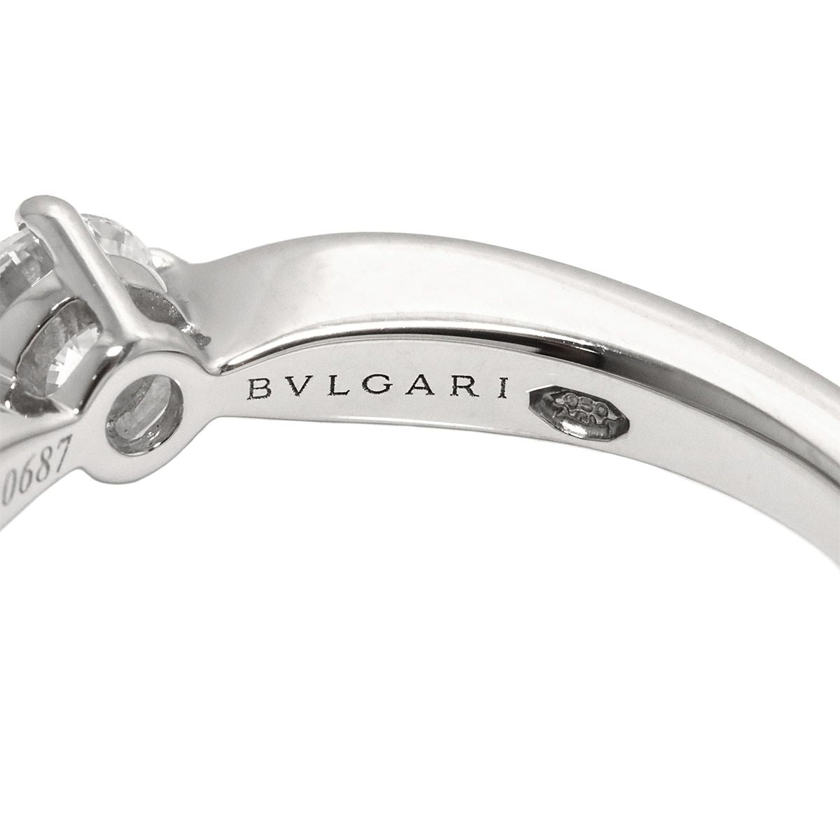 Bvlgari Dedicata Venice Diamond Vs2 VG Ring Pt Platinum — view 4