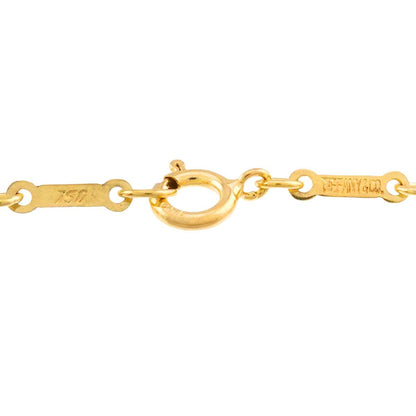 Tiffany & Co Open Heart Width 35 mm Long Necklace 76 cm 18k YG Yellow Gold — view 5