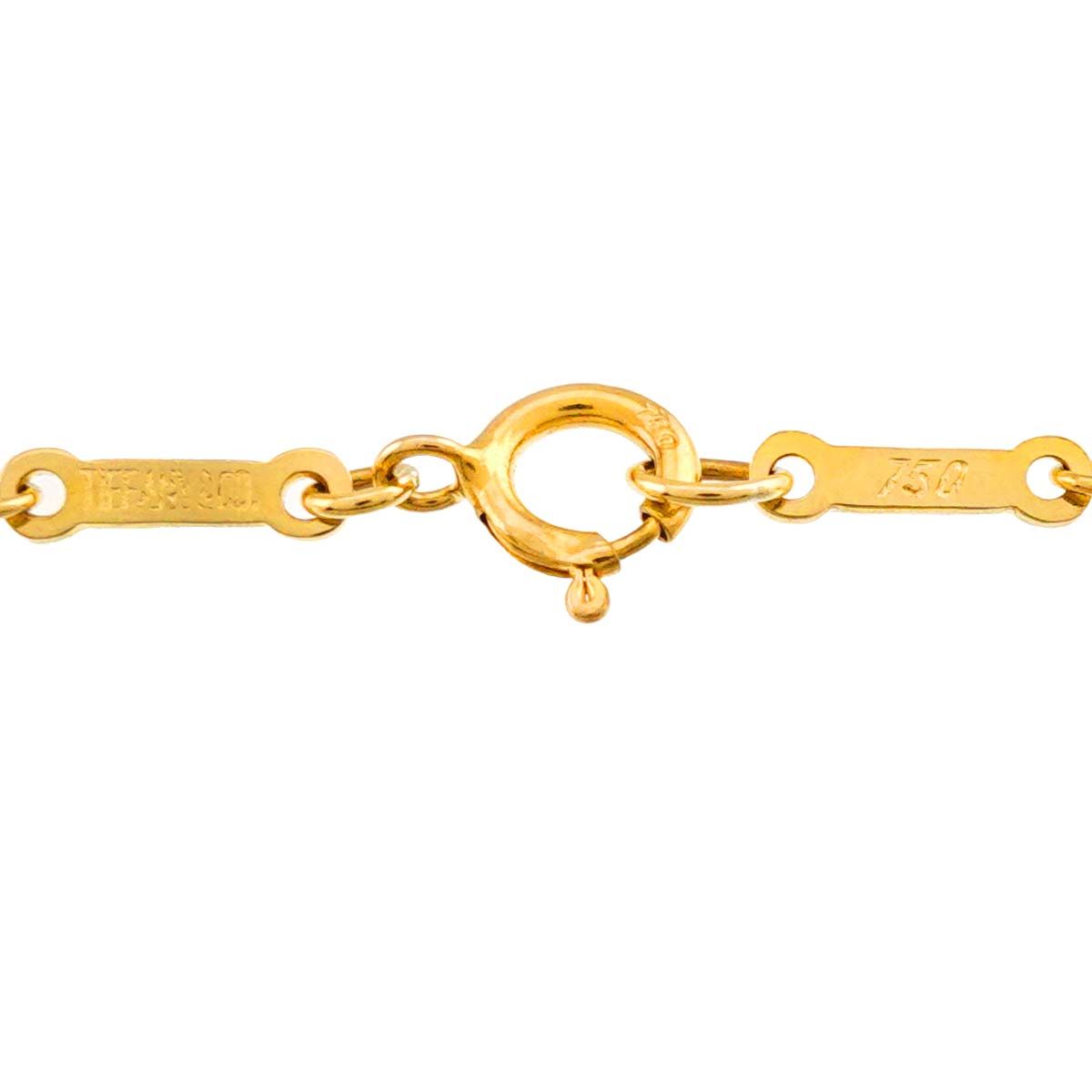Tiffany & Co Open Heart Width 15.5 mm Necklace 40 cm 18k YG Yellow Gold — view 5