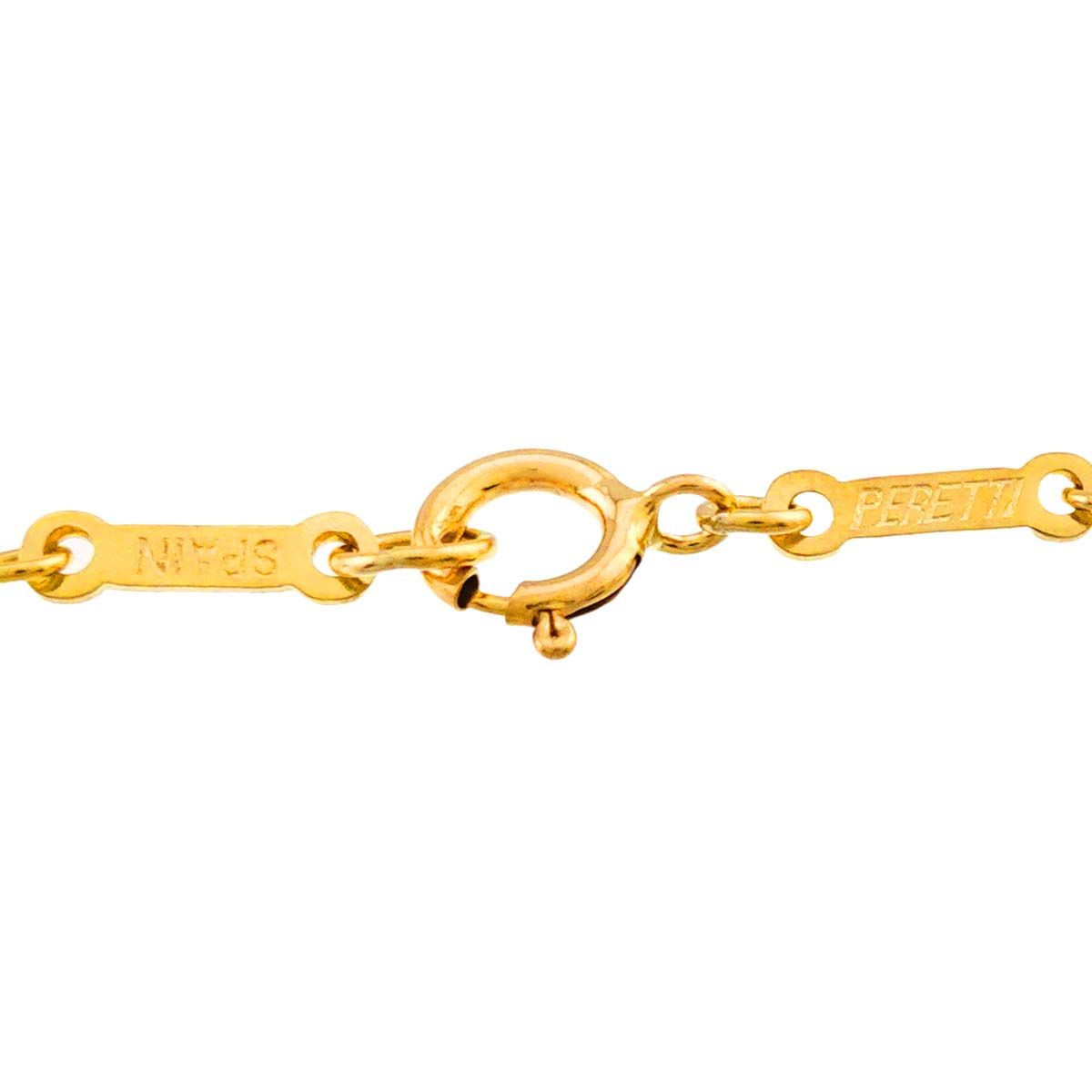 Tiffany & Co Open Heart Width 22 mm Necklace 40 cm 18k YG Yellow Gold — view 6