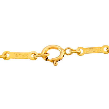 Tiffany & Co Open Heart Width 22 mm Necklace 40 cm 18k YG Yellow Gold — view 6
