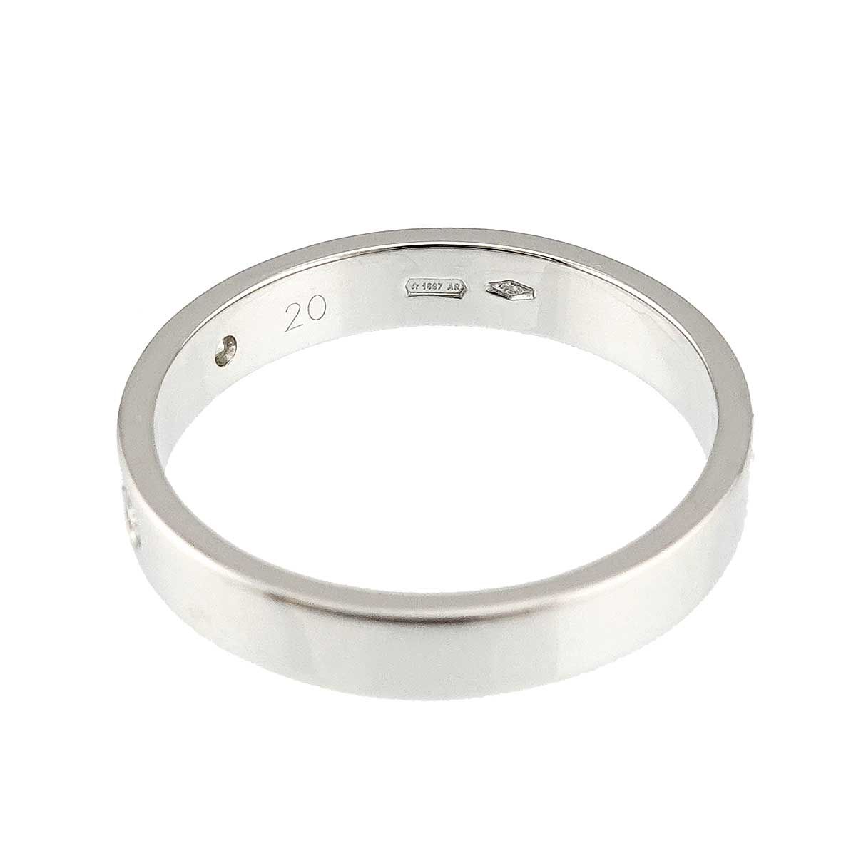 Gucci Icon Print Ring Diamond 18k WG White Gold 750 — view 4