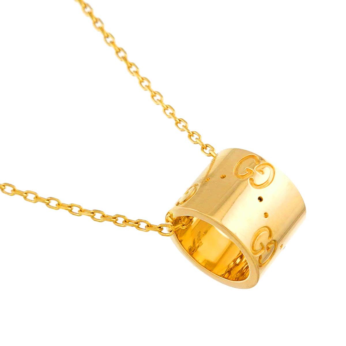 Gucci Icon Necklace 40 cm 18k YG Yellow Gold — view 3