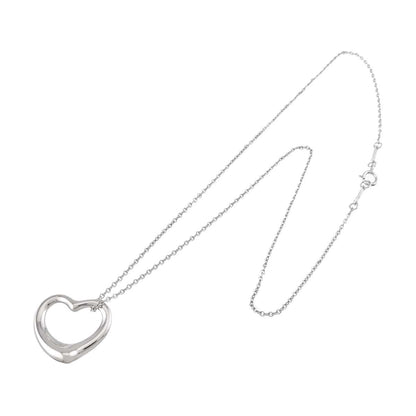 Tiffany & Co Open Heart Necklace Width 22 mm 40 cm 925 Sterling Silver — view 2