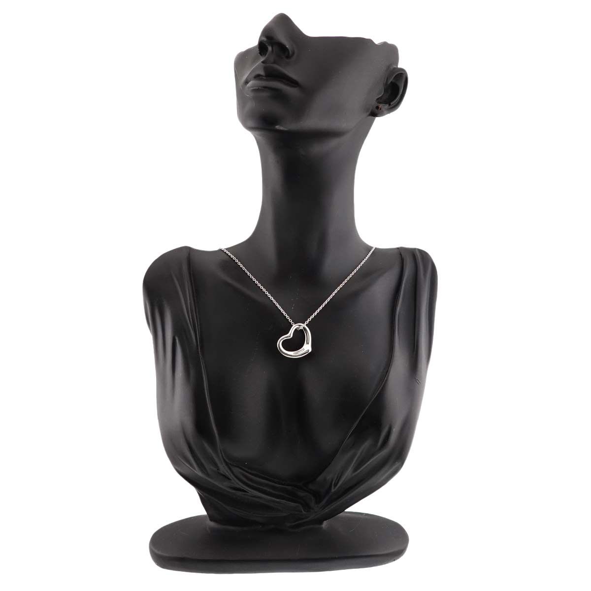 Tiffany & Co Open Heart Necklace Width 22 mm 40 cm 925 Sterling Silver — view 7