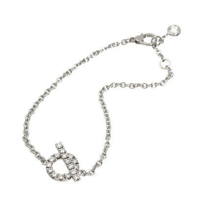 Hermes Finesse Diamond Bracelet 15.5 cm 18k WG White Gold — view 2