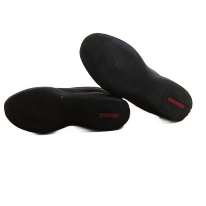 Prada Sport Sneakers Leather 6.5 Black Loafers — view 7