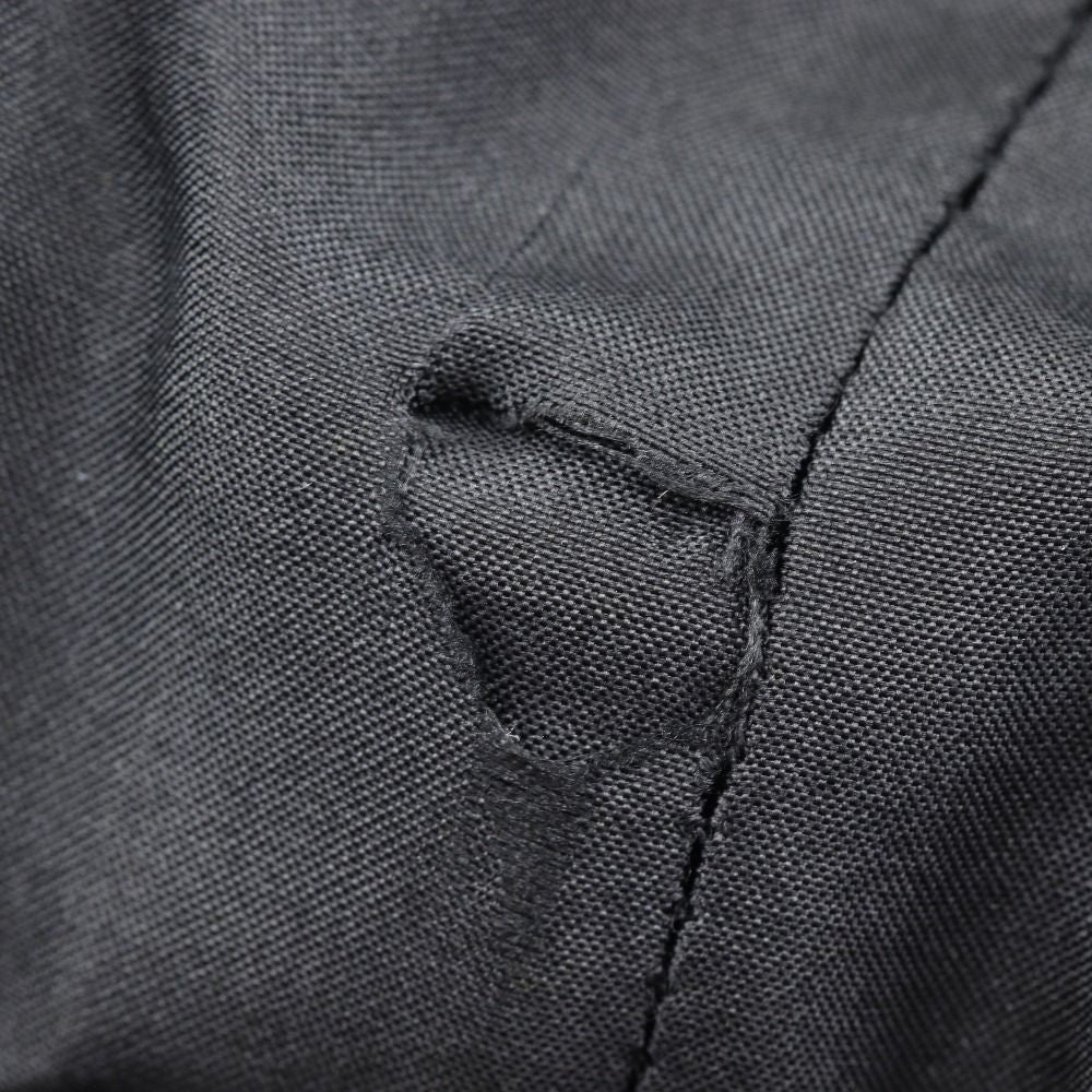 Chanel Pleated Skirt Wool Nylon Black — view 6