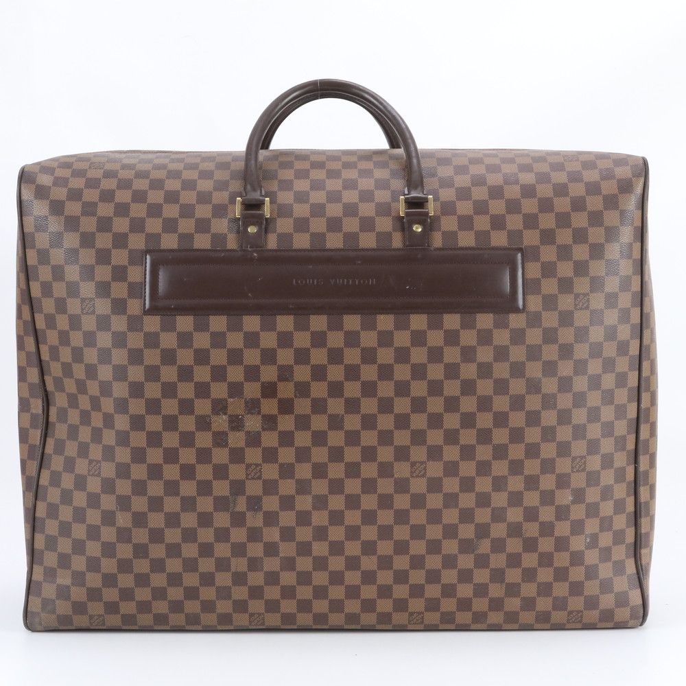 Louis Vuitton Damier Nolita GM Leather Boston Bag Business Travel Tote Carry — view 3