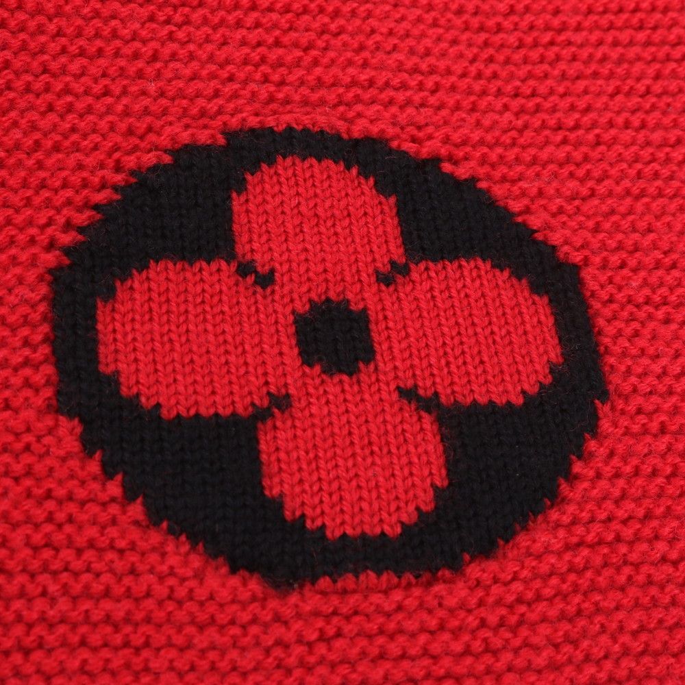 Louis Vuitton Tag Echarpe LV Collage Scarf Red Knit Rnm — view 8