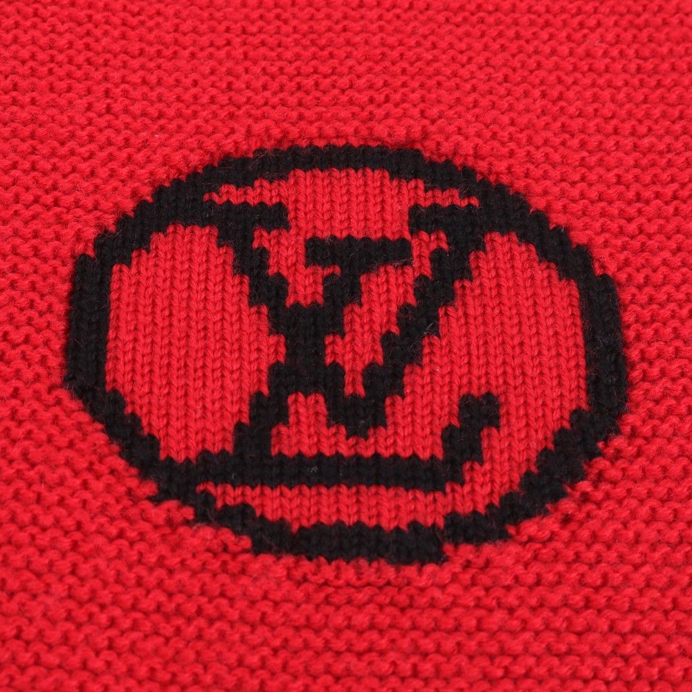 Louis Vuitton Tag Echarpe LV Collage Scarf Red Knit Rnm — view 7